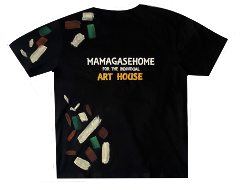 ART HOUSE BRUSH T-SHIRT BLACK