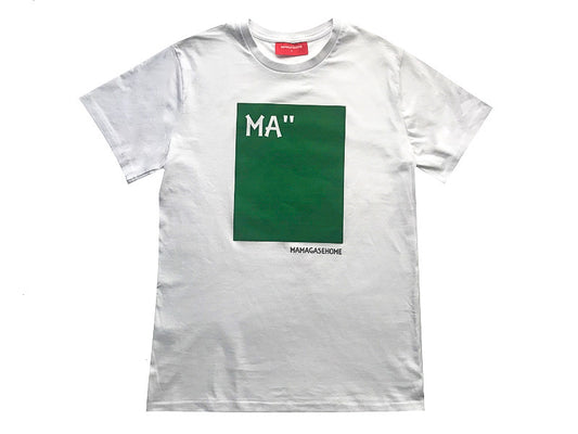 WHITE BLOCK MA'' T-SHIRT